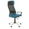 Silla De Direction Ergonomique PIQUERAS Y CRESPO Esteras - Malla Transpirable - Tissu Turquesa