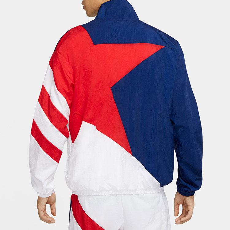 Nike Throwback Basketball Sports Jacket Men Outerwear Game-Royal CK6622-492