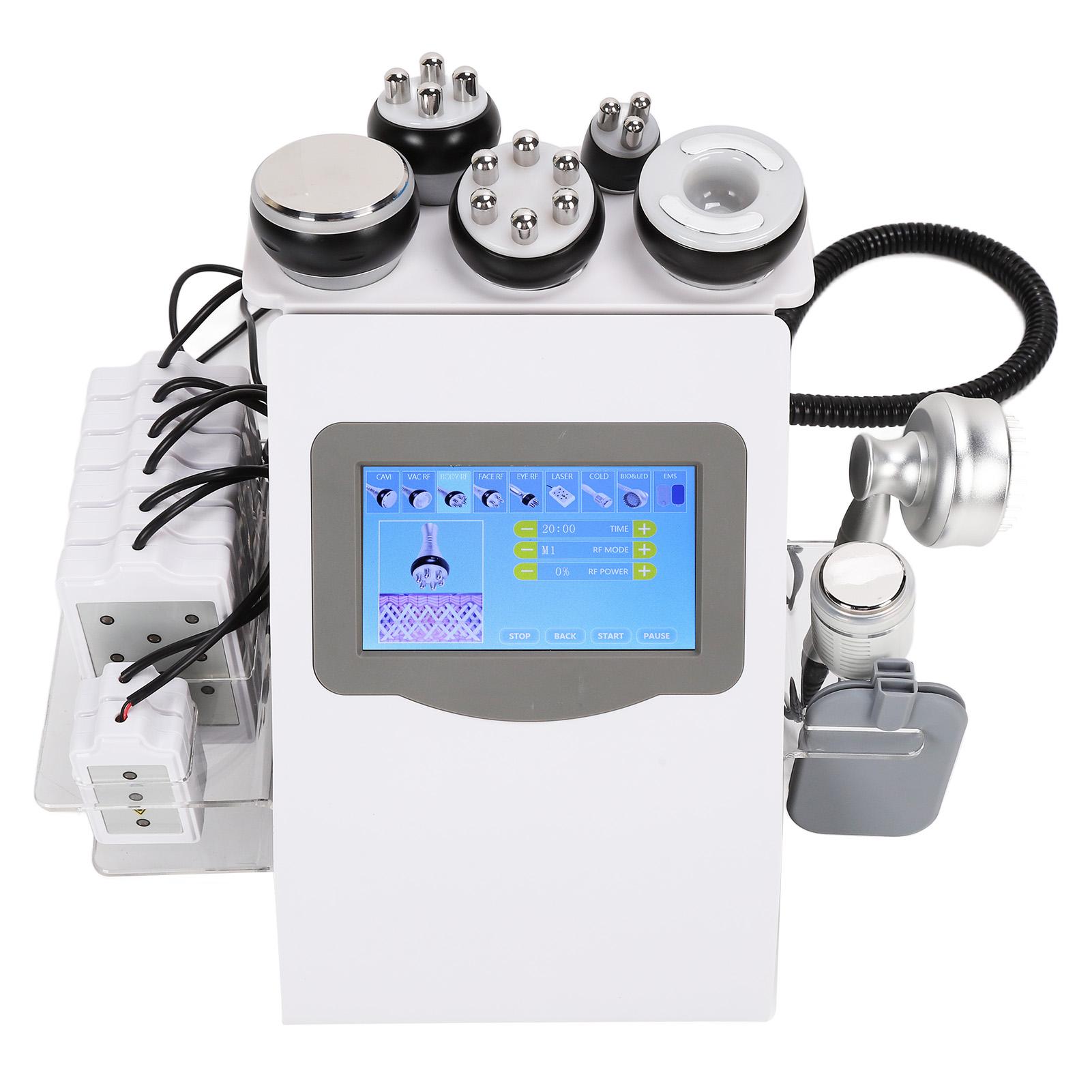 

40K вакуумный кавитационный аппарат RF 9 в 1 цветной легкий ледяной компресс для укрепления кожи и похудения US Plug