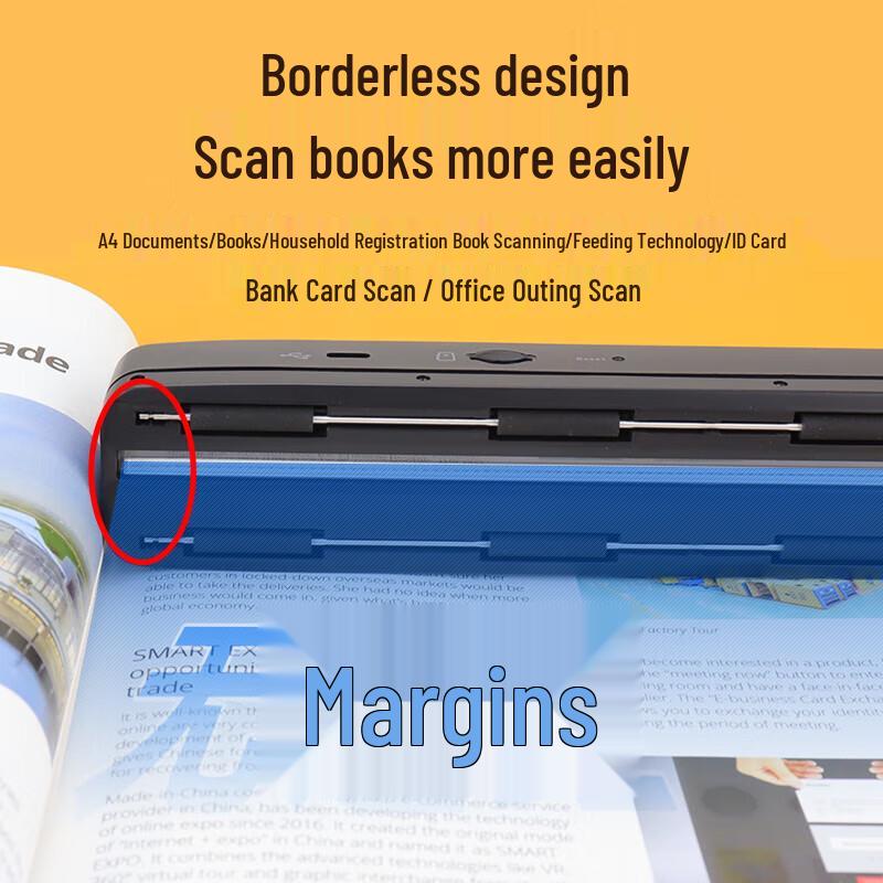 NTEUMM Portable A4 HD Double-Sided Scanner Pen