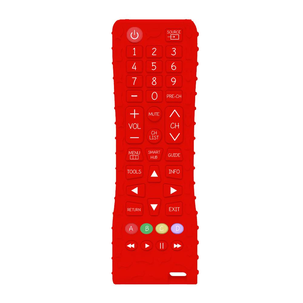 Silicone Teether Remote Control Toy for Babies 6+ Months