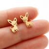 Arrival Chihuahua Dog Earrings for Women Cute Dachshund Studs Animal Earings Love My Pet Jewelry Party Pendientes