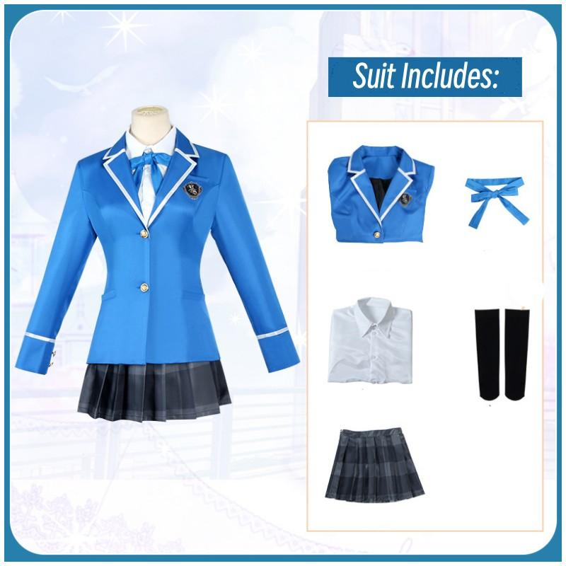 Ensemble Stars Hidaka Hokuto Anzu Cosplay Outfit Uniform Carnival Party Props