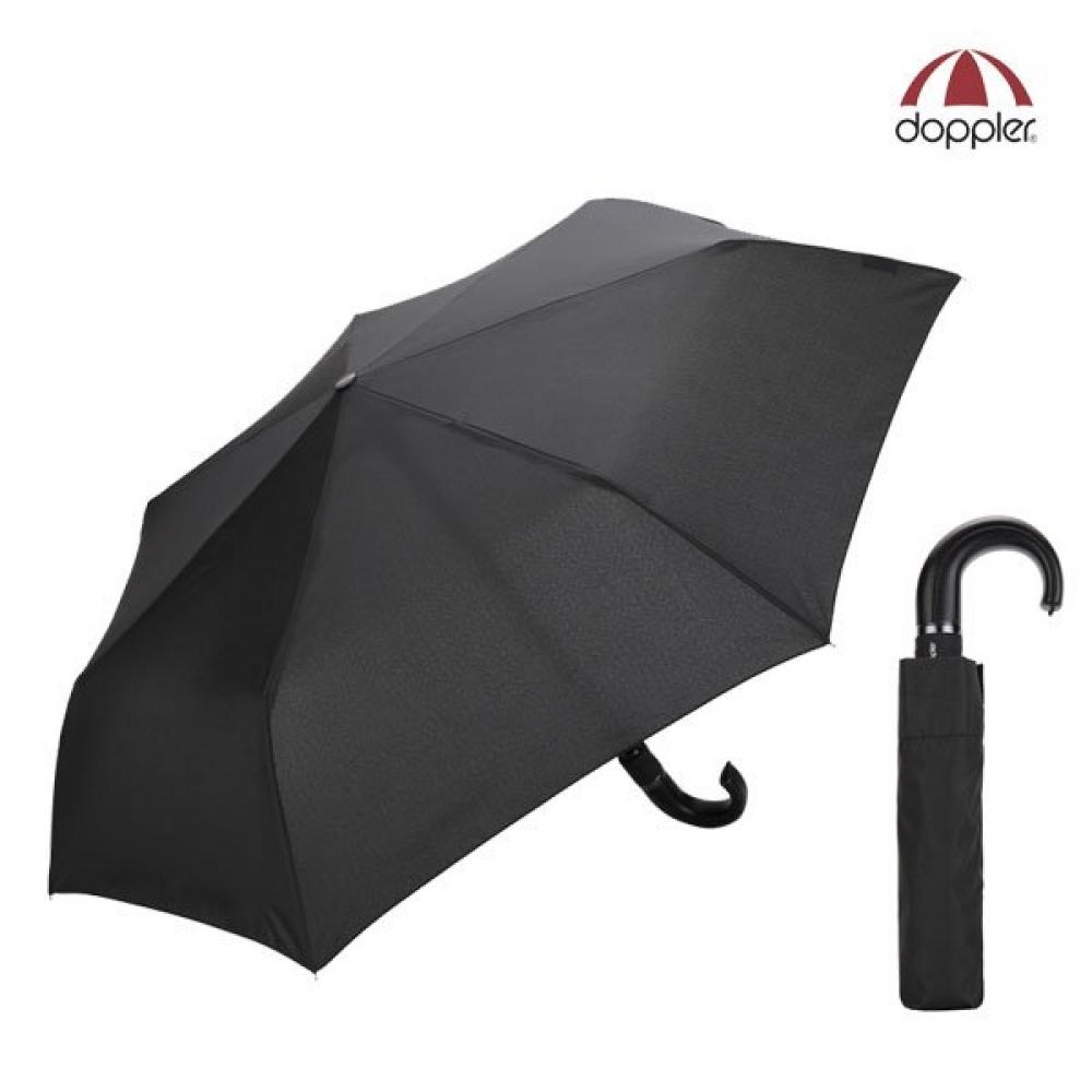 Doppler Automatic Leather Handle Umbrella Iuda 2312 blacks
