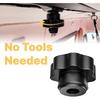 8Pcs L Track Double Stud Lug Tie Down M8 x 40mm with Nylon-ert Lock Nut and Thumb Nut,4500 Lbs Max Load, Heavy-Duty L Track Accessories for Truck Bed