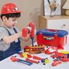 Children's Electric Repair Tool Set: Screw-Tightening Simulation Toy for Boys, 2-Year-Old Storage Combo.