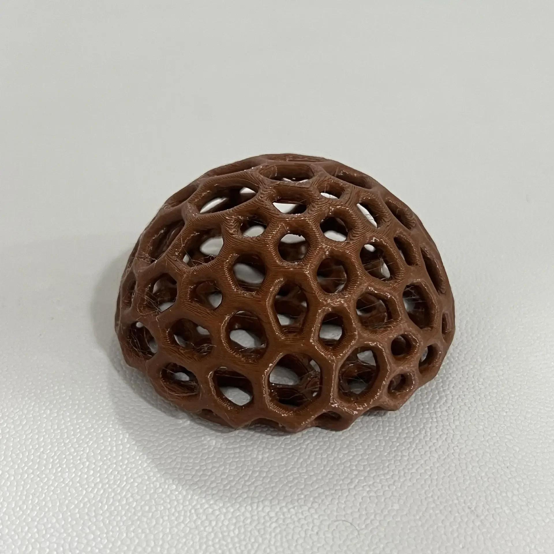 

3D Printed Hiding Cave Shelter Ornaments for Small Fish Shrimp To Breed, Play and Rest,Fish Tank Accessories Aqaurium Decoration 6.6cm коричневый
