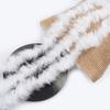 1 Meter Flat Turkey Feather Strip Bouquet Packaging Hand Decoration Performance Clothing Accessories Head Jewelry Decoration