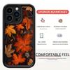 Maple Leaf Collection Black Grooved iPhone 15/16/17 Pro Max Protective Case