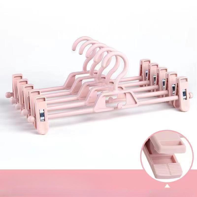 10Pcs Pants Rack, Pants Storage, Household Non-Marking Pants Clip, Non-Slip Jk Hanger, Stainless Steel Skirt Clip, Drying Hanger, Delivery