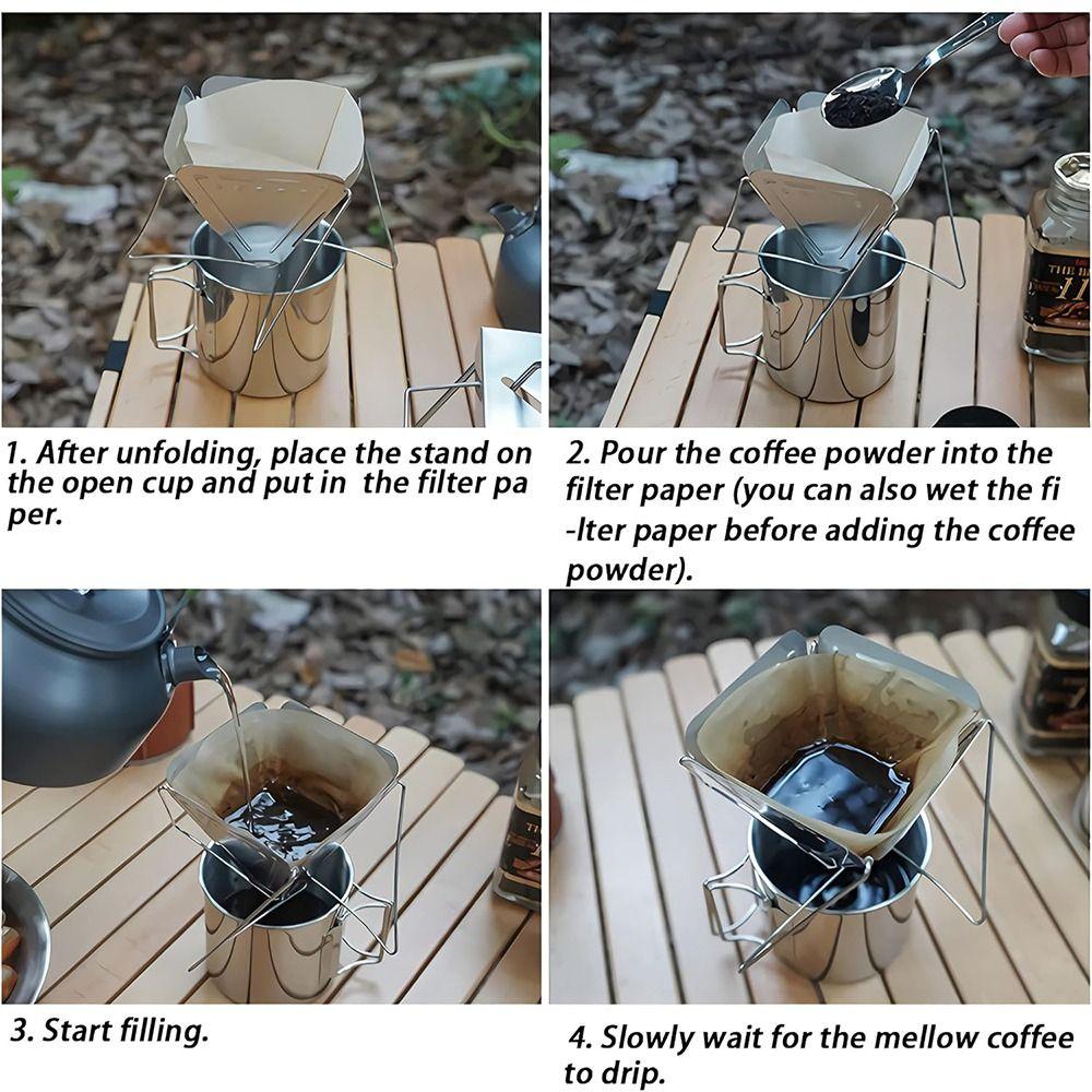 Lightweight Coffee Drip Rack Portable Coffee Dripper Baskets Coffee Filter Holder  Coffee Tools