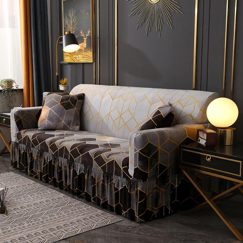 

чехол для дивана с геометрическим принтом, эластичный чехол для дивана с 1/2/3/4 сиденьями, чехол для дивана с подголовником, чехол для дивана Medium