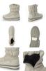 Demeter and Waterproof Snow Size Women's Water-Repellent Boots, 23-L24 (Gray, LL)