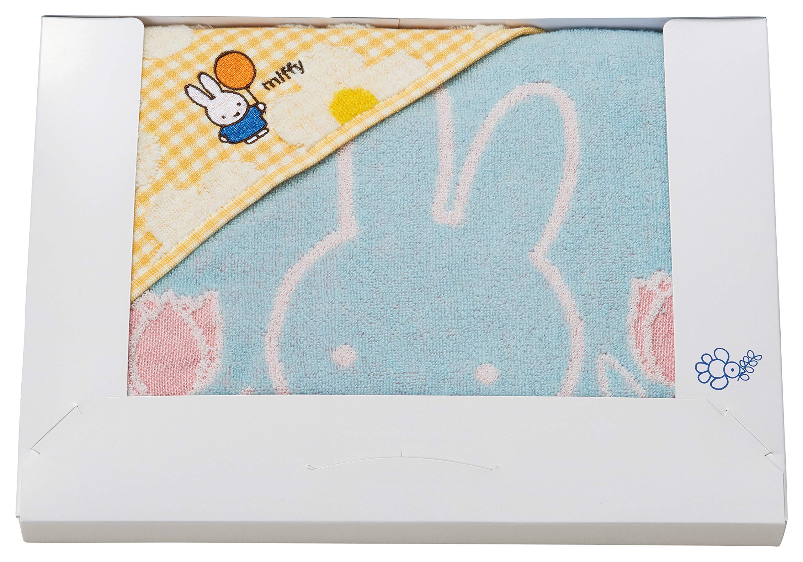 

Marushin Towel Miffy and Flower 5935006700 1 Hand Towel and 1 Face Towel Gift, Greeting, Moving, Miffy, Garden, MF-0820,
