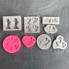 Stampi per Cioccolato a Forma di Angelo Stampini da Forno Stampini per Fondente Stampini in Silicone per Torta 8 Stili Regalo Perfetto per l'Appassionato di Pasticceria Fai da Te