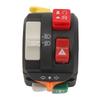 Motorcycle Handlebar Switch 7 8in 22mm 7 Function Motorcycle Headlight Horn Control Switch for ATV