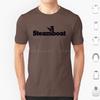 Blacked Out Steamboat Resort  Colorado Mountain Resort T Shirt Cotton Men Women DIY Print Steamboat Steamboat Springs Black