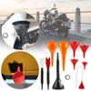 Stem Funnel For Car Engine Oil Fuel Filling Plastic Tool Motorcycle Anti Splash Long Oil Funnel Auto Accessories