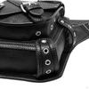 PU Leather Steampunk Waist Fanny Pack Thigh Leg Hip Outdoors Riding Workout Tote