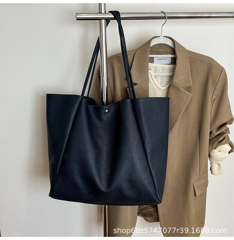 Merad Tote bag women's 2025 new popular high-end textured shoulder bag large-capacity versatile commuter bag