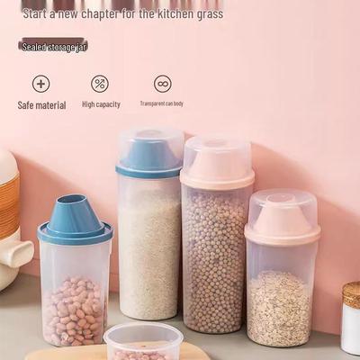Grain & Bean Food Grade Storage Can for Oatmeal, Sugar, Flour, & Starch
