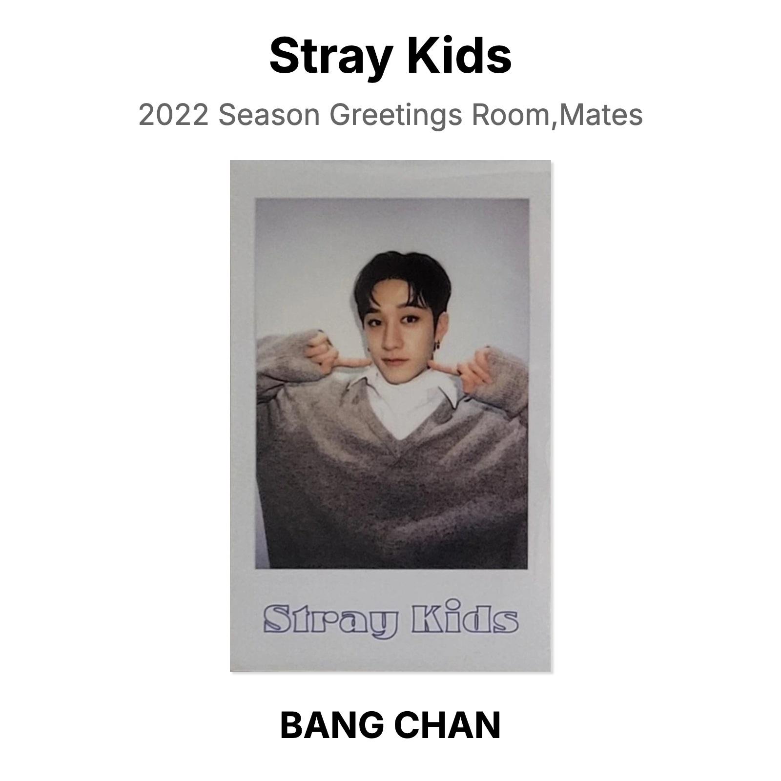 Stray Kids 2022 Season Greetings Room,Mates Official Photocard BANG CHAN