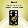 Maker Hart BOOST mode equipped overdrive DSP independent overdrive 4 adjustment guitar effect pedal pedal, 32-bit processing, operation, knobs,