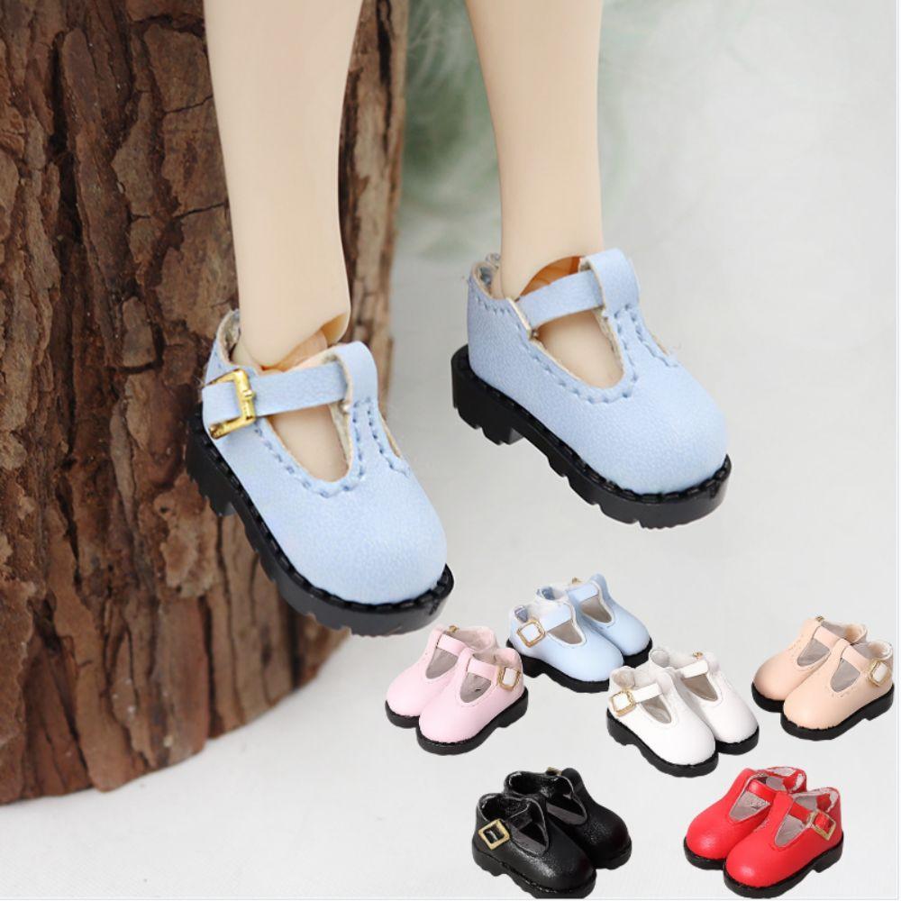 Pretend Play OB22 OB24 Shoes Cute Outfit Doll Leather Shoes For Blyth Doll Shoes  Doll Accessories