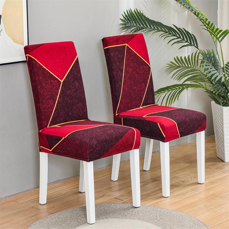 Chair Covers Set Of 1/2/4/6 Pcs, Parson Chair Slipcovers For Dining Room, Removable Kitchen Chair Cover For El And Ceremony