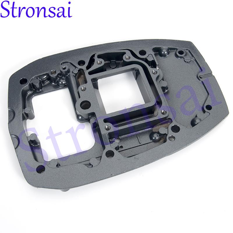 Exhaust Guide Manifold Plate 6B4-41137 For Yamaha Outboard Motor 2 Stroke 15D 9.9HP 15HP 6B4-41137-00 15B CA 6B4-41137-00-5B