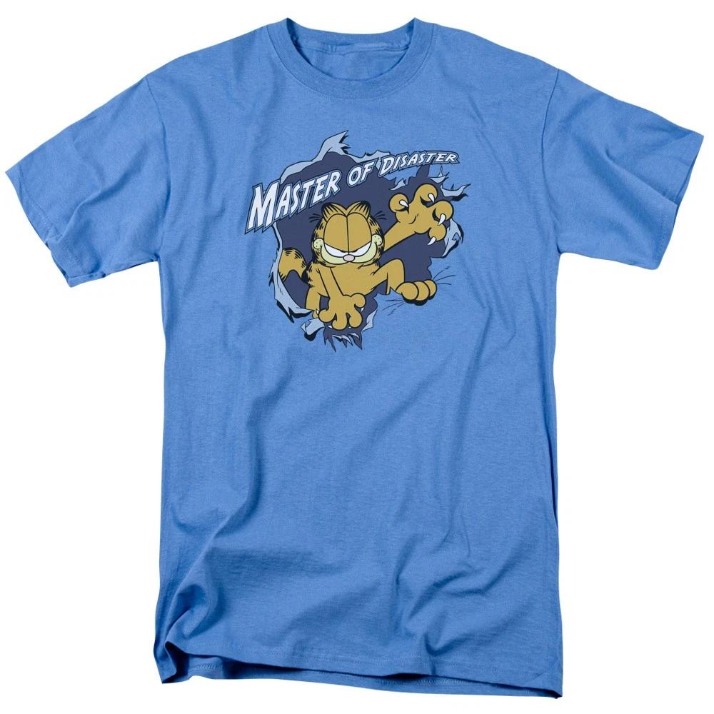 Garfield - Master Of Disaster - Unisex Short Sleeve Children s T-shirt - Blue 130