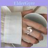Bague Ouverte Torsadée en Cuivre Minimaliste Élégante avec Design Géométrique pour Femmes