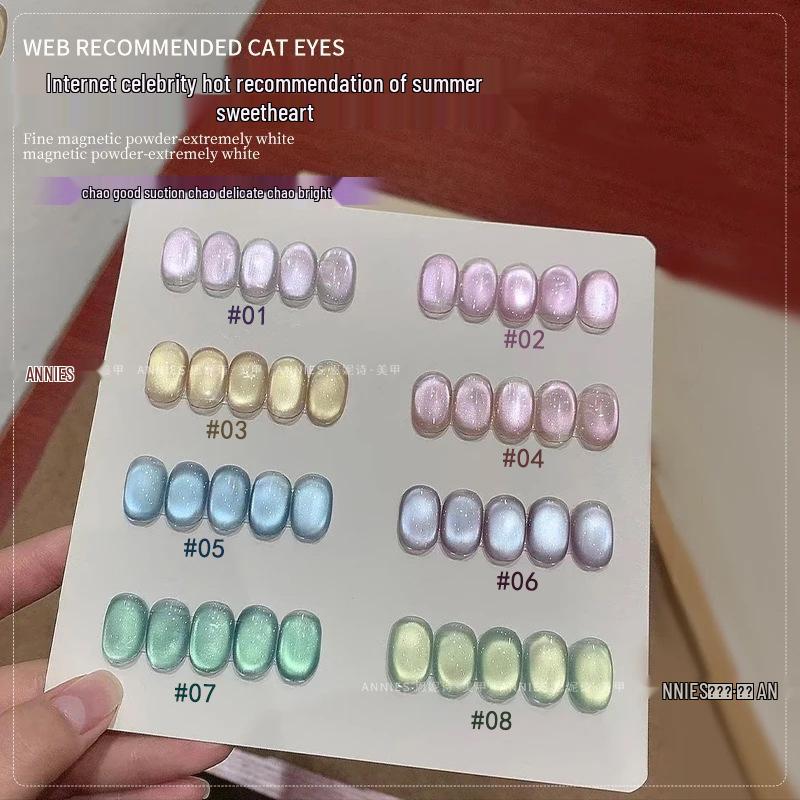 

Лак-гель для ногтей Ennisi Summer Sweetheart Прозрачный Кошачий глаз Sweetheart 07