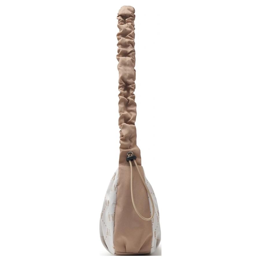 New MLB Polyester Shoulder Bag, Handbag, Shoulder Bag, Crossbody Bag Regular Unisex Cream 3ABQS034N-50CRS