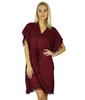 Bimba Women Cotton Kaftan With Pom Pom Tassels Short Caftan Beach Coverup