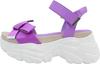 Yosuke Women's Sandals, 4450041, Purple, Sizes 25.0cm-25.5cm