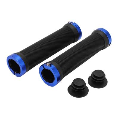 Bike Handle Grips Environmental Protection Antiskid Wearproof Bicycle Handlebars for CyclingBlue