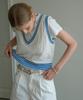 Siyazu Sikn2032 Marine Cable Knit Vest_Ivory