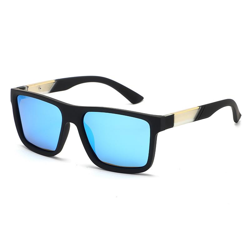 Stylish Polarized Sunglasses for Men Fashionable Square-Frame UV-Protective UV400 Shades Eyewear High-End Classic Driving Shades