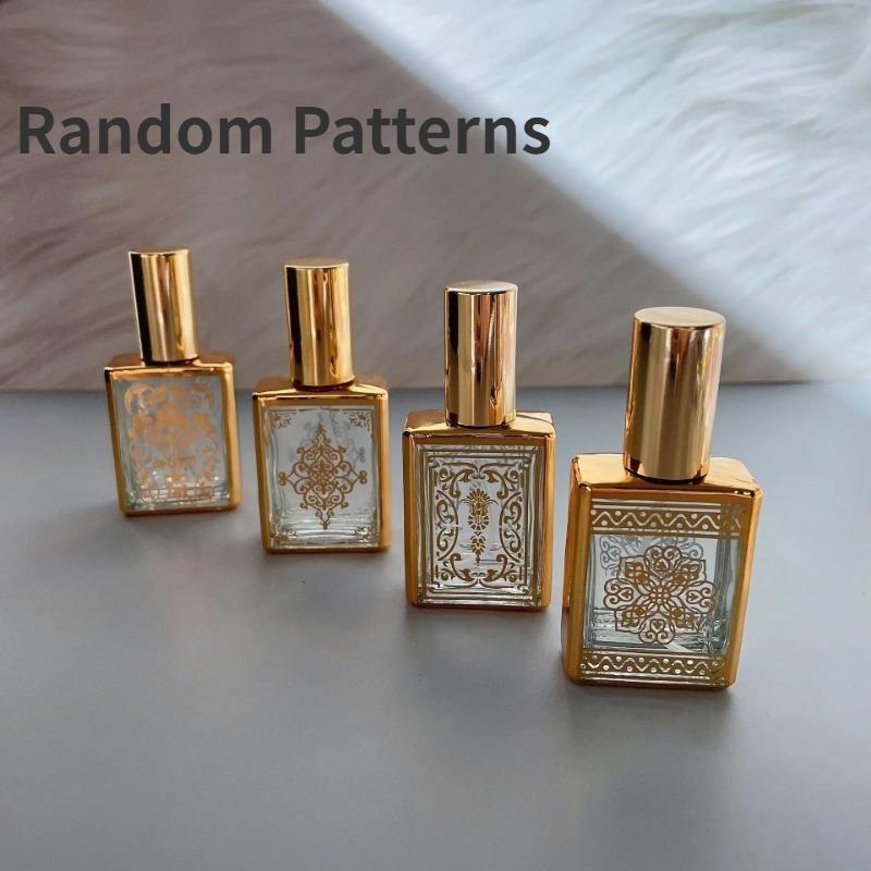 

4 шт./набор Флакон для духов Портативные Многоразовые Пустые Контейнеры Косметический Спрей Атомайзер Дорожный Суб-Флакон Распылитель Ультра-Мелкого Распыла золотой