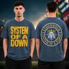 System Of A Down Koszulka Eventowa Stockholm Merch T-shirt 100% Bawełna Unisex Unisex Popularny Oversize'owy Modny T-shirt Streetwear Prezent dla Fana