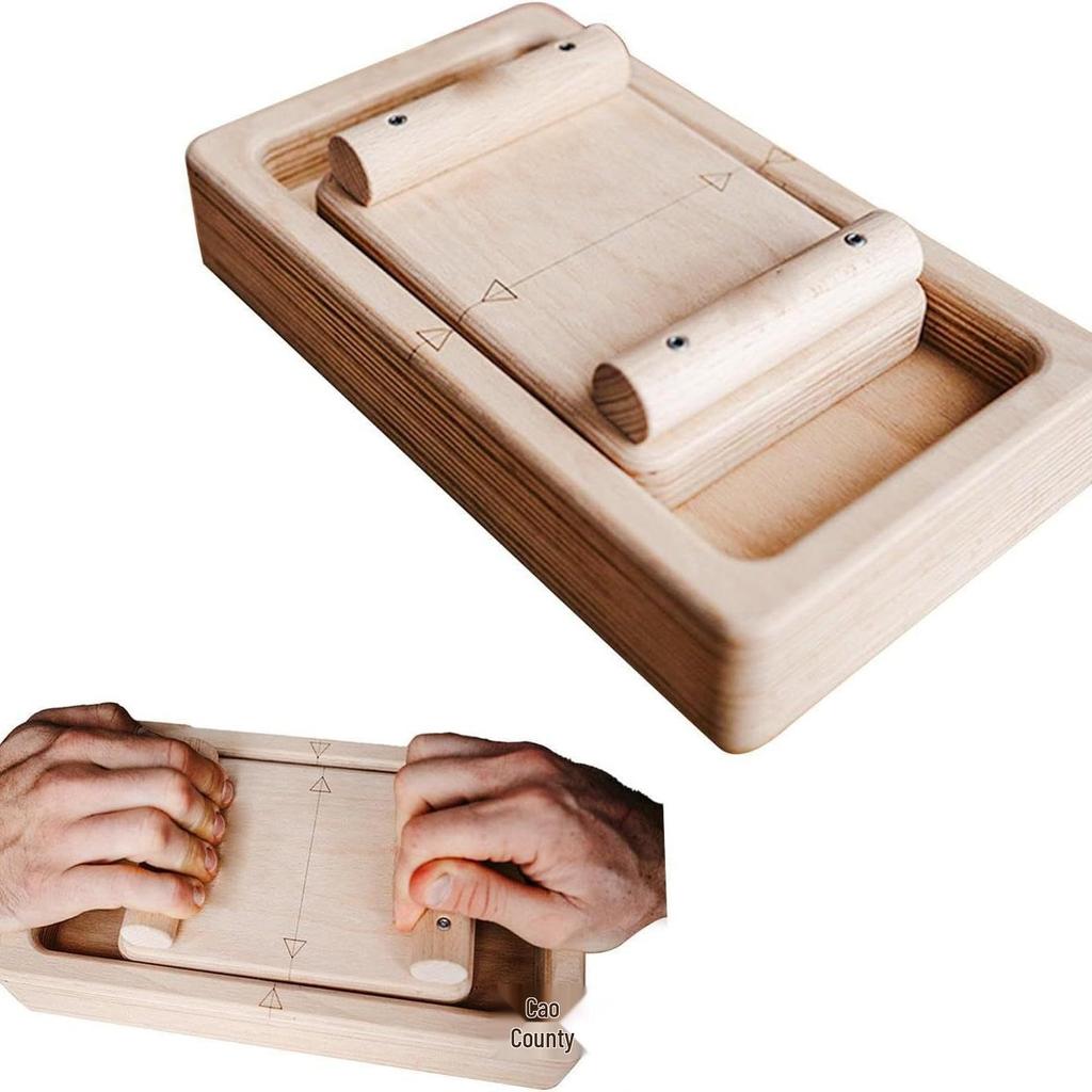 Wooden Finger & Wrist Strength Trainer for Arm Wrestling & Rock Climbing Competition