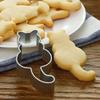 5 PCS Cute Cat Shaped Cookie Cutter Set Stainless Steel Cat Cookie Cutter Cat Shaped Cookie Molds for DIY Baking Cake