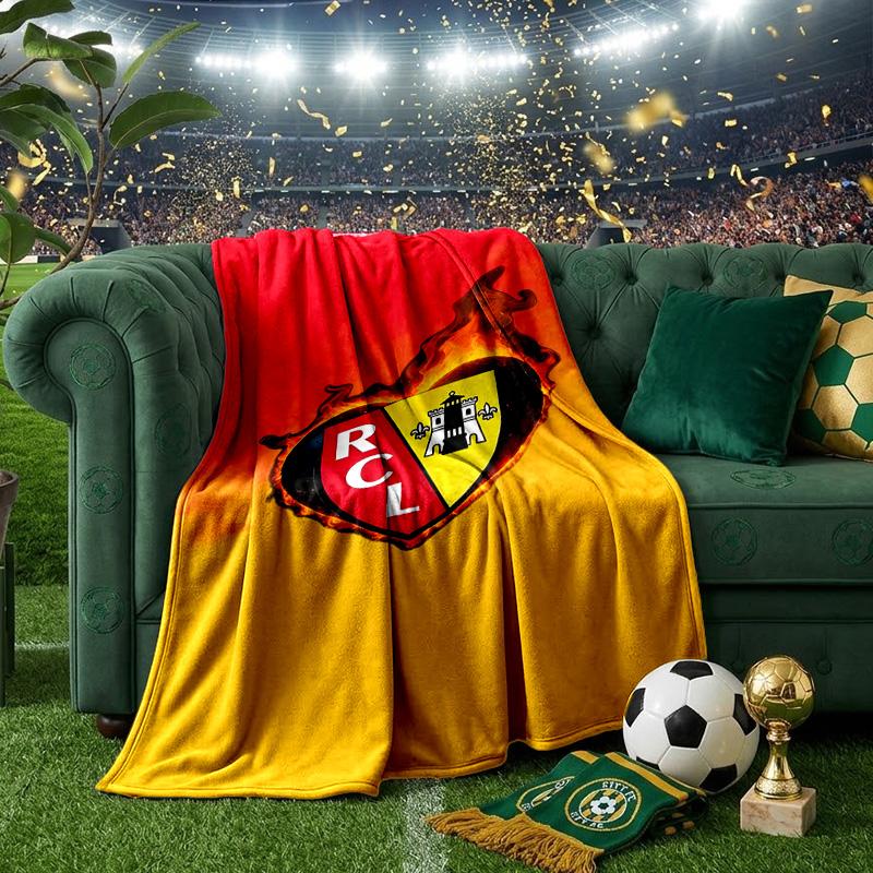 Flaming Heart RCL Crest Blanket Lightweight Ideal Bedding Blanket Perfect for Travel, Camping, Living Rooms, Offices, Sofas, Fan Christmas gift