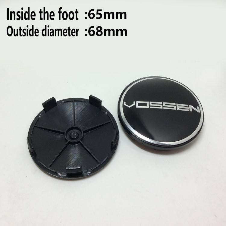 4Pcs 68mm 65mm 63mm For VOSSEN Car Wheel Center Hub Caps Wheel Center Cap Decoration Auto Styling Rim Hub Cap