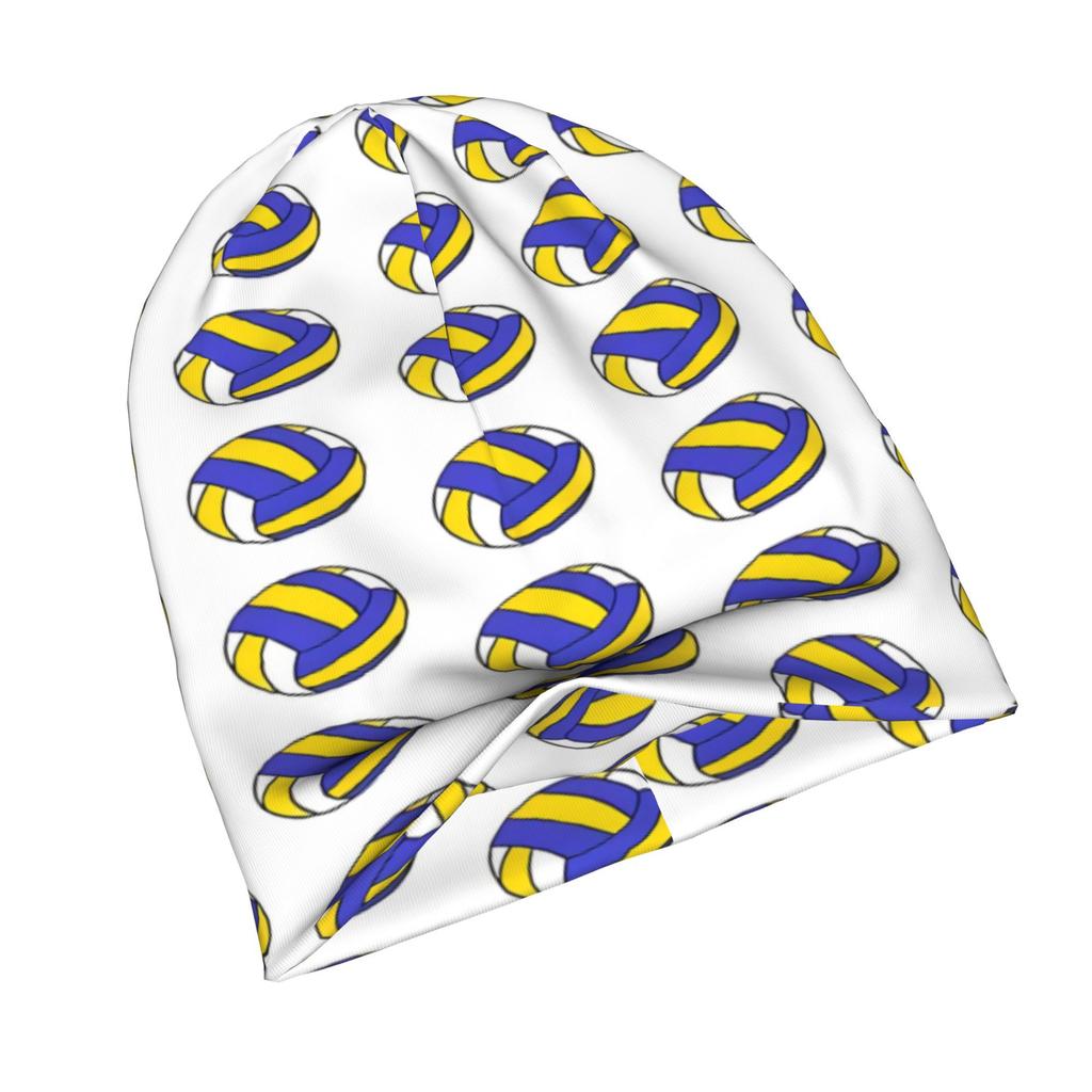 ZLIENSZUS Adult Urban Beanie Hat with Volleyball Print - Suitable for Layered Outfits, Coffee Walks & Creative Spaces, Stylish Compatible for Layering