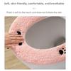 Creative Puppy Keeps Warm in Winter, Cute At Home, Anti-fouling Toilet Mat with Handle
