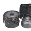 Camping Cooking Set ,Pot Pan Kettle ,Compact, Utensils Folding Cookware Kit with Storage Bag for
