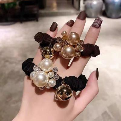 Fascia per capelli con fiori di perle in stile coreano di alta qualità - Elegante accessorio per capelli da donna