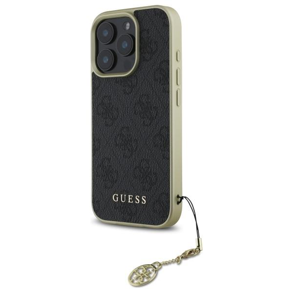 Guess Guhcp16Xgf4Ggr Iphone 16 Pro Max   6.9 Czarny/Black Hardcase 4G Charms Collection